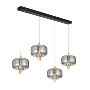 VOLEN PE4B-BKSM - VOLEN 4 LIGHT BAR PENDANT - BLACKVOLEN PE4B-BKSM