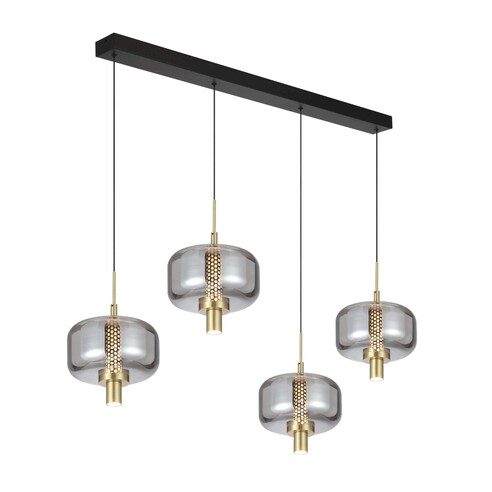 VOLEN PE4B-BKSM - VOLEN 4 LIGHT BAR PENDANT - BLACK