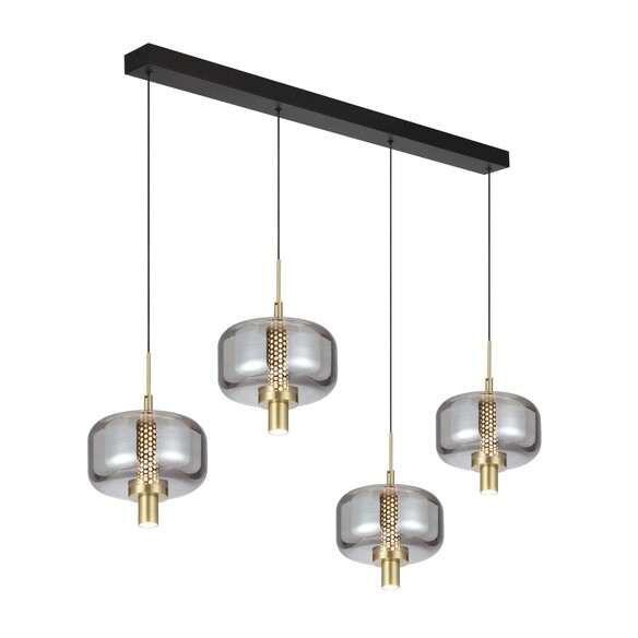 VOLEN PE4B-BKSM - VOLEN 4 LIGHT BAR PENDANT - BLACK