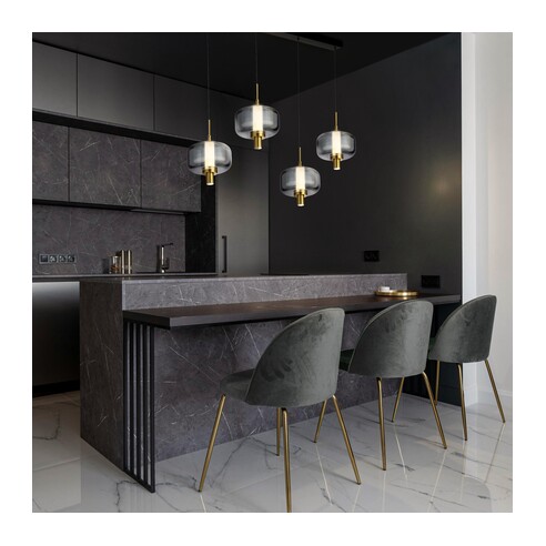 VOLEN PE4B-BKSM - VOLEN 4 LIGHT BAR PENDANT - VOLEN PE4B-BKSM