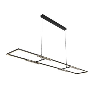 ZAFRA PER-BK - ZAFRA RECTANGLE PENDANT - BLACKZAFRA PER-BK