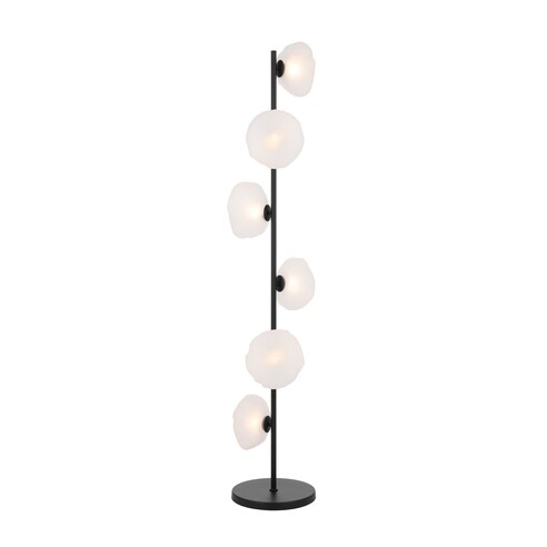 ZECCA FL6-BKFR - ZECCA 6 LIGHT FLOOR LAMP - BLACK