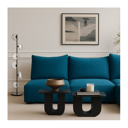 ZECCA FL6-BKSM - ZECCA 6 LIGHT FLOOR LAMP - Black ZECCA FL6-BKSM