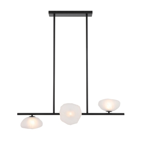 ZECCA PE3H-BKFR - ZECCA 3 LIGHT HORIZONTAL ZECCA PE3H-BKFR