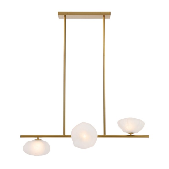 ZECCA PE3H-BKFR - ZECCA 3 LIGHT HORIZONTAL ZECCA PE3H-BKFR