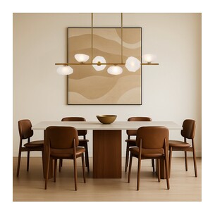 ZECCA PE6-BKSM - ZECCA 6 LIGHT PENDANT - Black SmokeZECCA PE6-BKSM 2