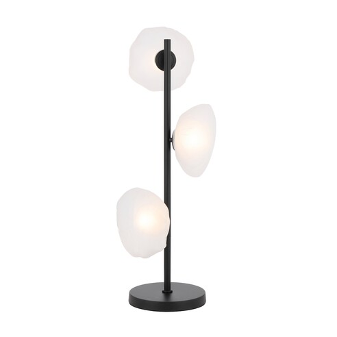 ZECCA TL3-AGFR - ZECCA 3 LIGHT TABLE LAMP - ZECCA TL3-AGFR