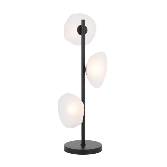 ZECCA TL3-AGFR - ZECCA 3 LIGHT TABLE LAMP - ZECCA TL3-AGFR