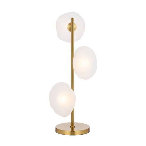 ZECCA TL3-BKFR - ZECCA 3 LIGHT TABLE LAMP - BLACKZECCA TL3-BKFR