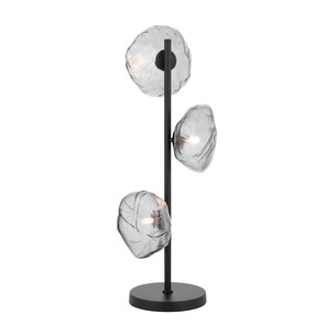 ZECCA TL3-BKSM - ZECCA 3 LIGHT TABLE LAMP - Black SmokeZECCA TL3-BKSM