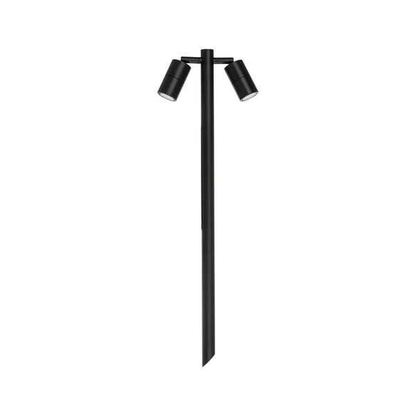 HV1425MR11NW - Mini Tivah Black MR11 Double Adjustable LED Bollard Spike Light