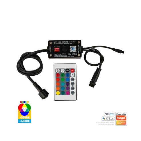 HV1428RGBCW-KIT - Spitze Black 5x 3W WIFI RGBCW HV1428RGBCW-KIT
