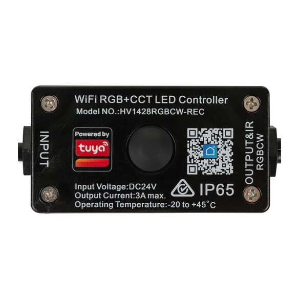 HV1428RGBCW-KIT - Spitze Black 5x 3W WIFI RGBCW HV1428RGBCW-KIT