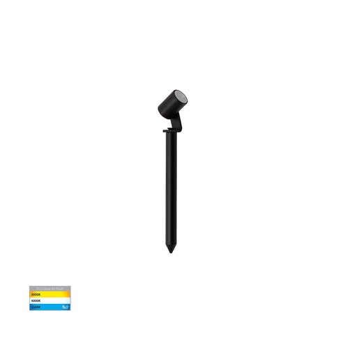 Spar Aluminium Black Spike or Surface Mounted Spot Light