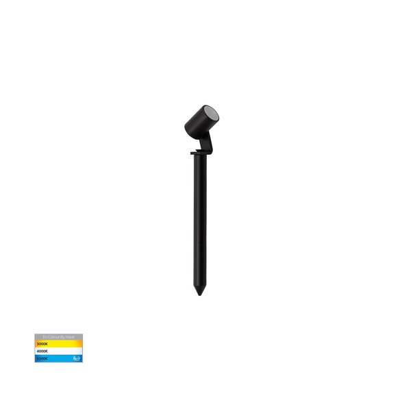 HV1434T-BLK - HV1434T-Black - Spar Aluminium Black Spike or Surface Mounted Spot Light