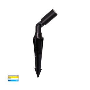HV1435T-BLK - HV1435T-Black - Cilindor Black 3W LED Garden HV1435T-BLK