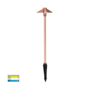 HV1452T-CP - Polari Solid Copper 3W LED Garden Spike LightHV1452T-CP