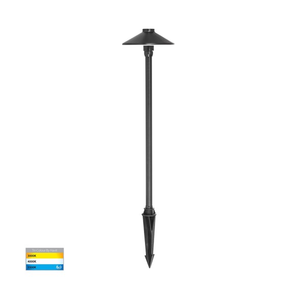 HV1452T-AB - Polari Antique Brass 3W LED Garden Spike Light