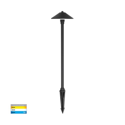 Bitta 316 Stainless Steel Black 3W LED Garden Spike Light