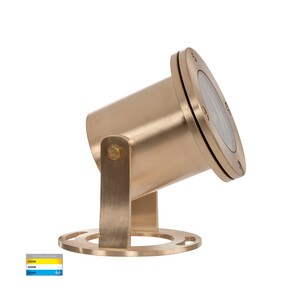 HV1491T-BR - Onder Solid Brass TRI Colour LED Pond LightHV1491T-BR