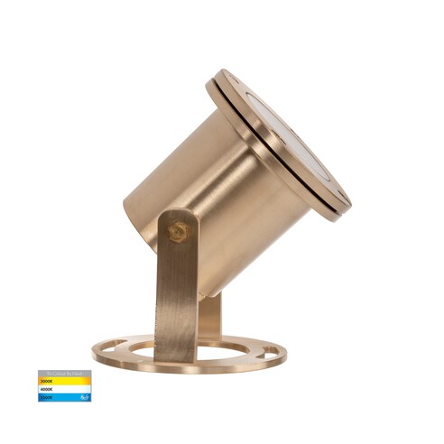 HV1491T-BR - Onder Solid Brass TRI Colour LED HV1491T-BR