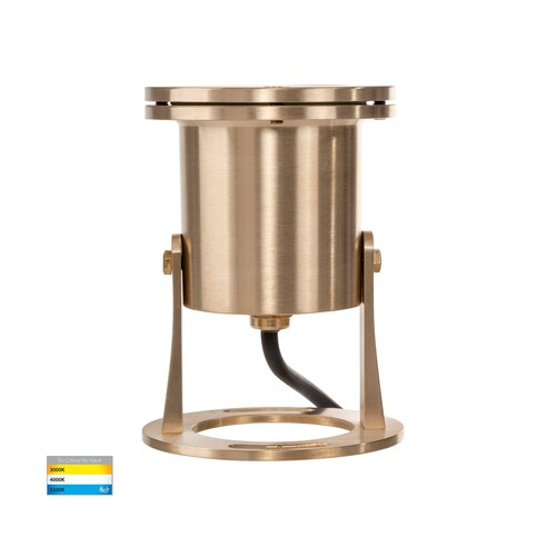 HV1491T-BR - Onder Solid Brass TRI Colour LED HV1491T-BR