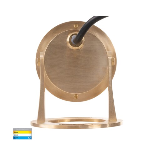 HV1491T-BR - Onder Solid Brass TRI Colour LED HV1491T-BR
