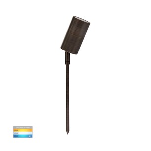 HV1497T - Tivah Antique Brass TRI Colour LED Garden Spike HV1497T