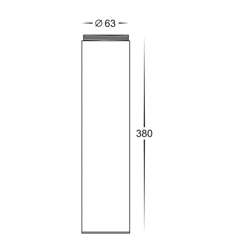 HV1603-WHT - HV1603-White - White Bollard HV1603-WHT