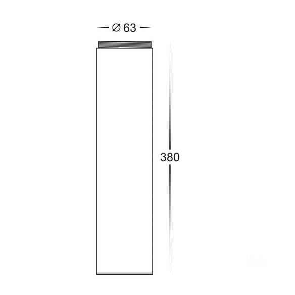 HV1603-WHT - HV1603-White - White Bollard HV1603-WHT