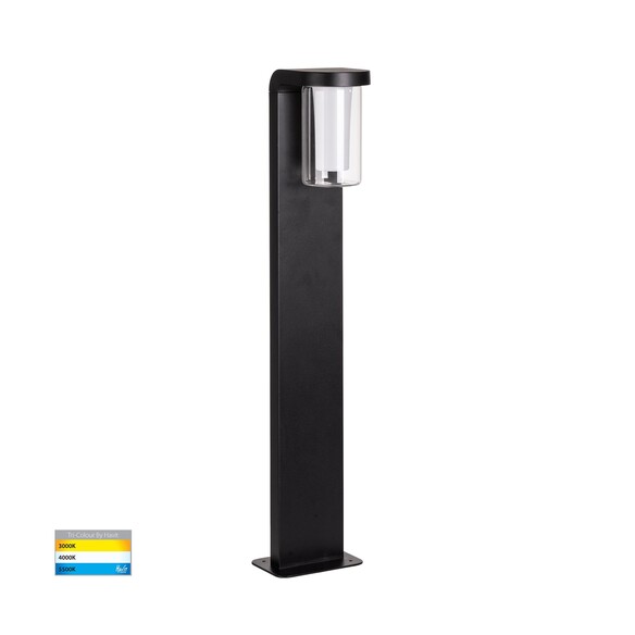 HV1691T-BLK-240V - HV1691T-Black-240V - Otaner Aluminium Black Tri Colour LED Bollard Light
