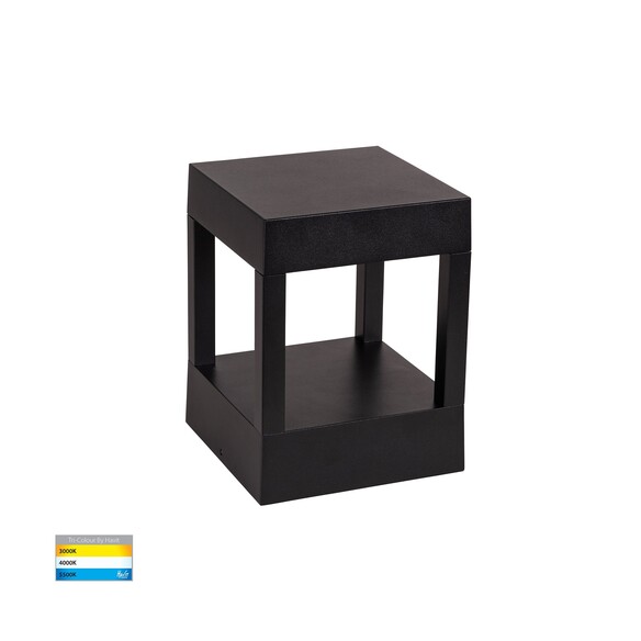 HV1699T-BLK-24V-SQ - Square | HV1699T-Black-24V-Square - Pelare Black LED Pillar Light