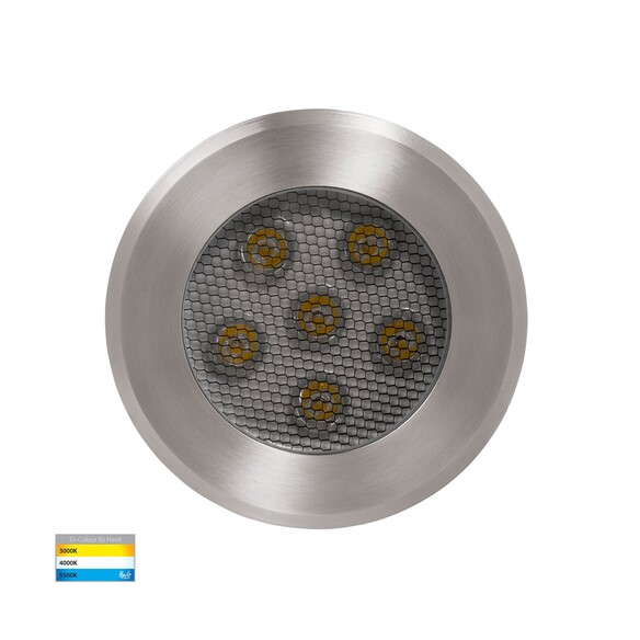 HV1842T-240V - HV1842T - Split 316 Stainless Steel TRI Colour 5W LED Inground Light