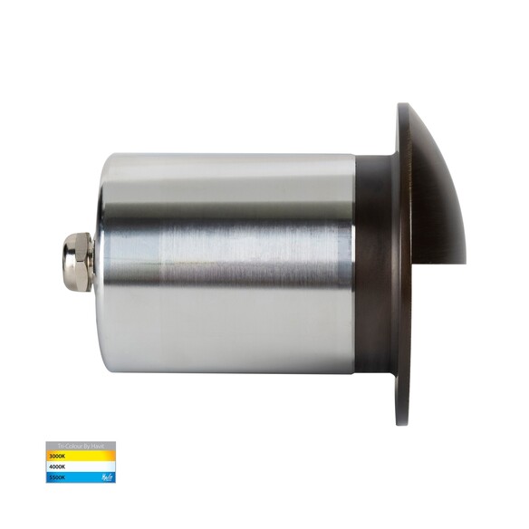 HV19012T-AB - Ollo Antique Brass TRI Colour LED HV19012T-AB