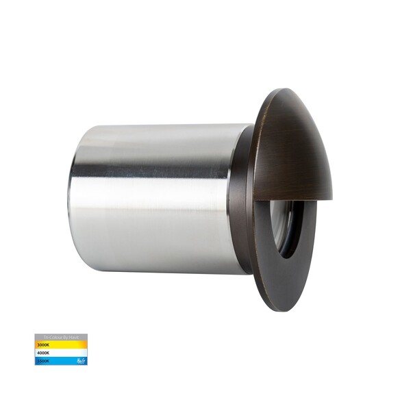 HV19012T-AB - Ollo Antique Brass TRI Colour LED HV19012T-AB