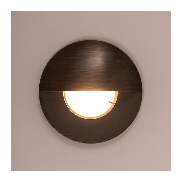 HV19012T-AB - Ollo Antique Brass TRI Colour LED HV19012T-AB