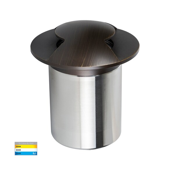 HV19072T-AB - Viale Antique Brass TRI Colour LED HV19072T-AB