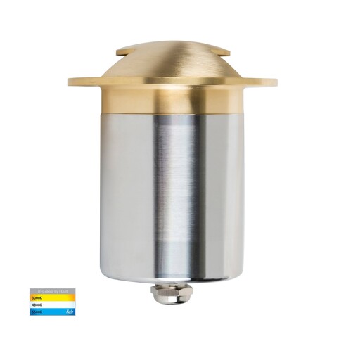 HV19072T-BR - Viale Brass TRI Colour LED Double HV19072T-BR