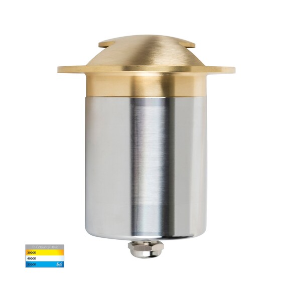 HV19072T-BR - Viale Brass TRI Colour LED Double HV19072T-BR