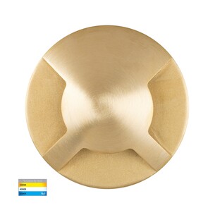 HV19082T-BR - Viale Brass TRI Colour LED Triple Driveway HV19082T-BR