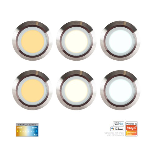 Flame 316 Stainless Steel CCT Deck Lights