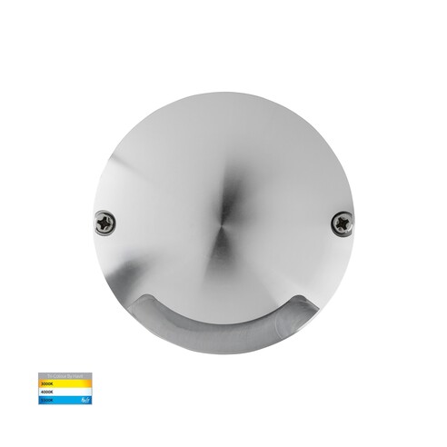 HV2871T-SLV-12V - Dome Silver Aluminium LED One Way Deck Lights