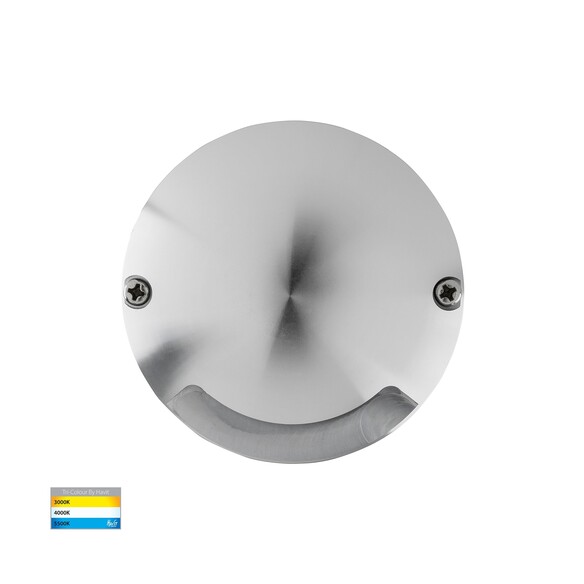 HV2871T-SLV-12V - Dome Silver Aluminium LED One Way Deck Lights