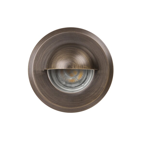 HV2899NW-AB - Lokk Antique Brass LED Wall Light with Eyelid