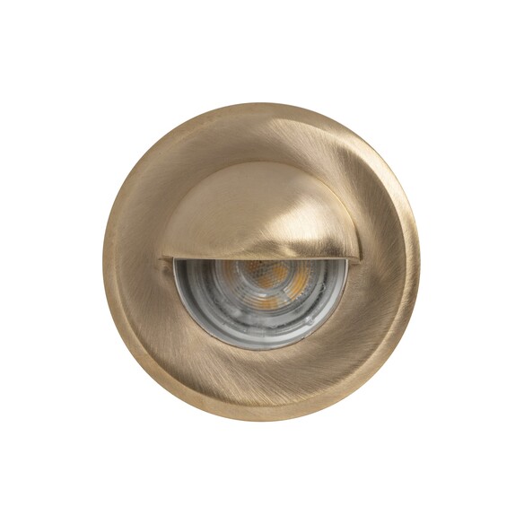 HV2899NW-BR - Lokk Brass LED Wall Light with Eyelid