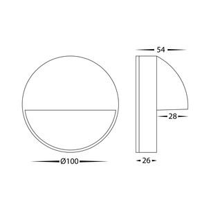 HV2928T-BR-240V - Veko Solid Brass Step Lights with EyelidHV2928T-BR-240V 2