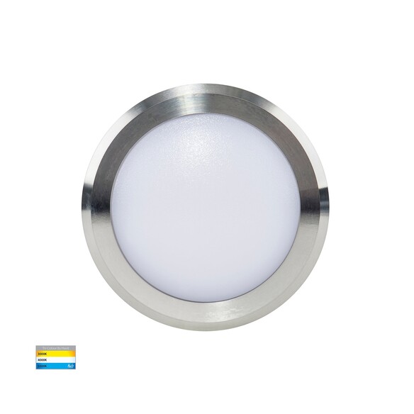 HV2960T-TTM-240V - HV2960T-TTM-12V | HV2960T-TTM-240V - Nava Titanium Coloured Aluminium LED Step Lights