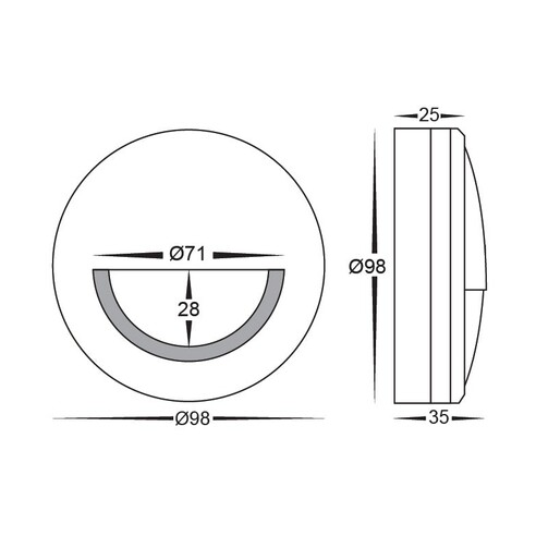HV2961T-TTM-12V - Nava Titanium Coloured HV2961T-TTM-12V
