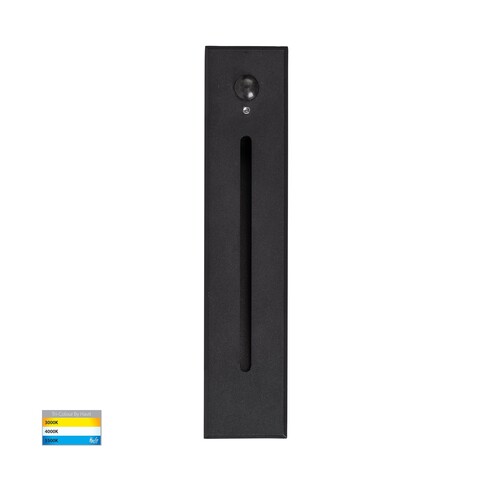 HV3106T-BLK-240V-PIR - HV3106T-Black-240V-PIR - Paso Black Recessed LED Step Light with Sensor