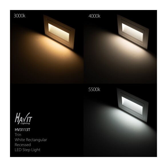 HV3113T-WHT-12V - HV3113T-White-12V - Trin White HV3113T-WHT-12V